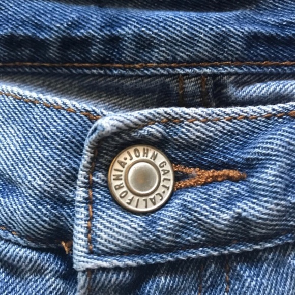 Brandy Melville Kenzo white patch denim jeans - Picture 4 of 5